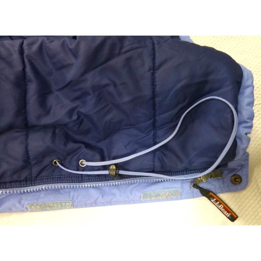 Womens L.L. Bean Outdoor Outfitter Jacket Petite Large Thinsulate Ultra Blue Nyl - Picture 15 of 16